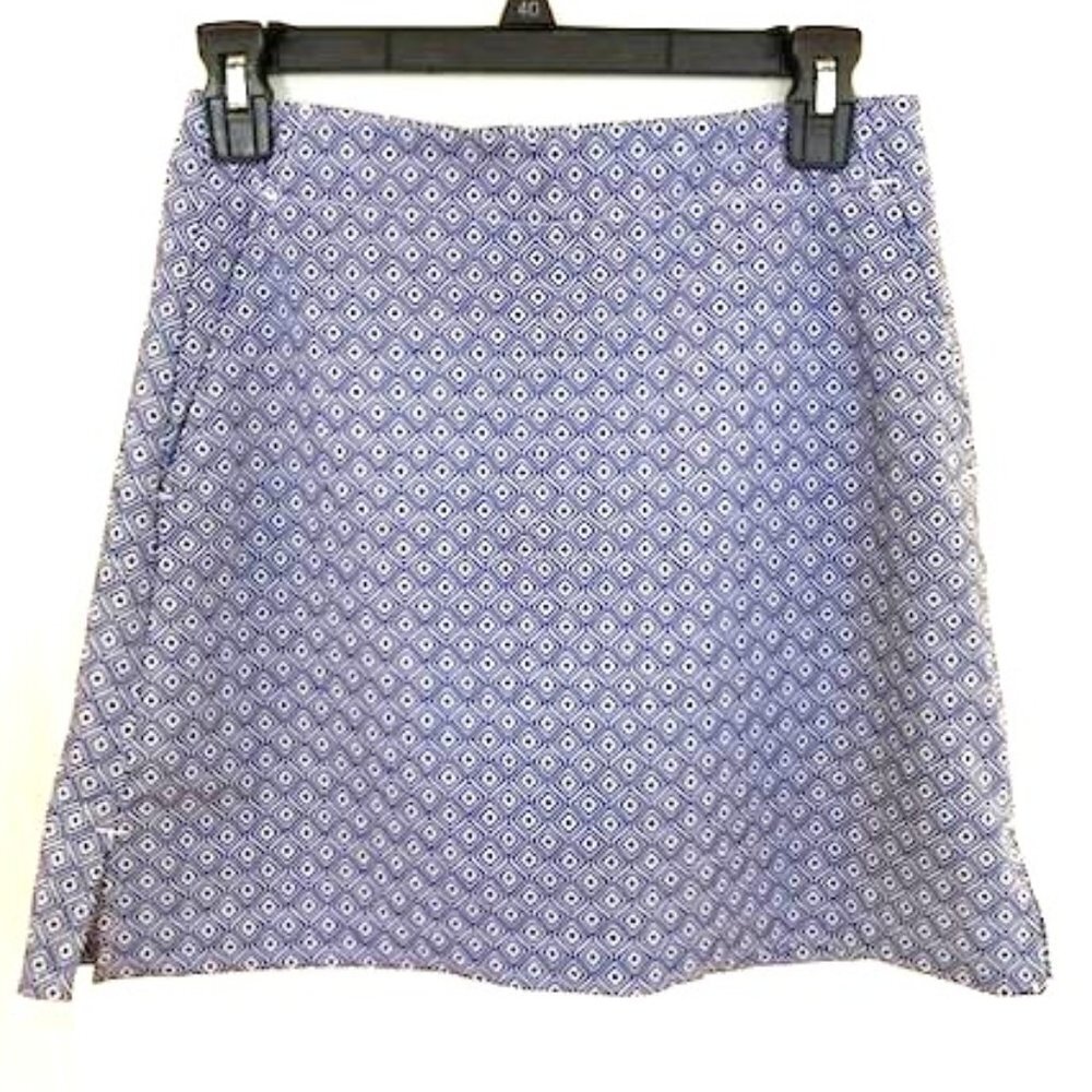 Lady Hagen Essentials Skort Sz 0 Navy Blue & White Golf